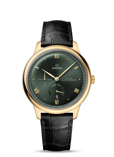 Omega De Ville Power Reserve Master Chronometer Yellow Gold / Green